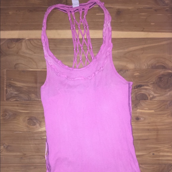 Small pink free people tank - Picture 2 of 4